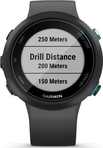 Garmin Swim 2 42mm Waterproof Smartwatch with Heart Rate Monitor (Slate) vista 4