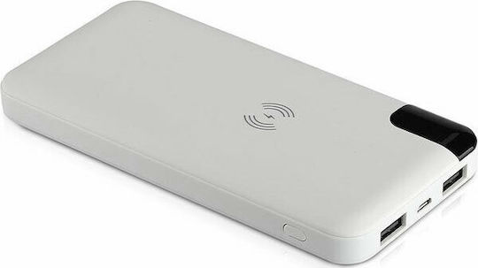 V-TAC VT-3509 Power Bank 8000mAh with 2 USB-A Ports White view 3
