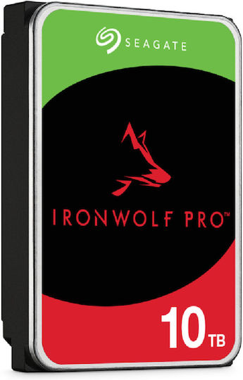 Seagate Ironwolf Pro 10TB HDD Hard Drive 3.5" SATA III 7200rpm with 256MB Cache for NAS ST10000NT001 view 2
