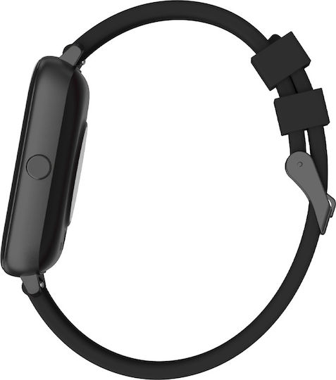 DAS.4 SU02 Smartwatch with Heart Rate Monitor (Black) vue 3