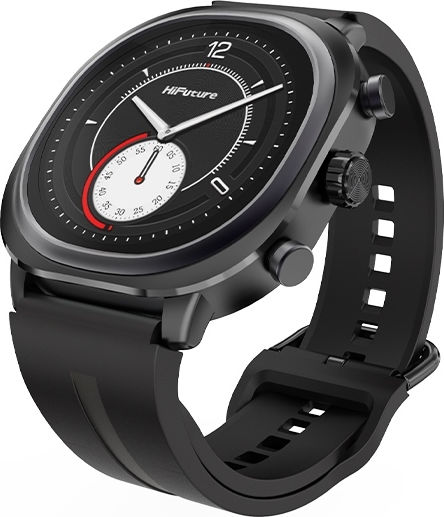 HiFuture AIX Lite Waterproof Smartwatch with Heart Rate Monitor (Black) view 2