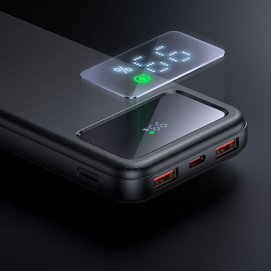 Mcdodo MC-4220 Power Bank 10000mAh 22.5W with 2 USB-A Ports and USB-C Port Black view 5