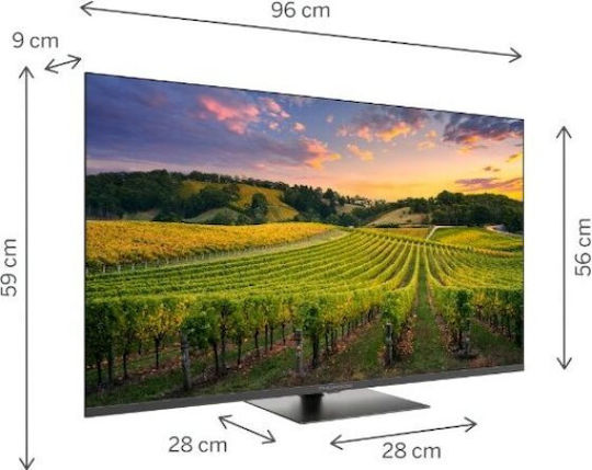 Thomson Smart Television 43" 4K UHD QLED 43QG5C14 HDR (2024) view 4