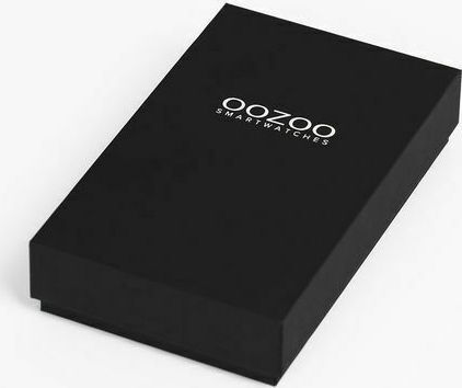 Oozoo Q00119 Stainless Steel 43mm Smartwatch with Heart Rate Monitor (Black) view 6