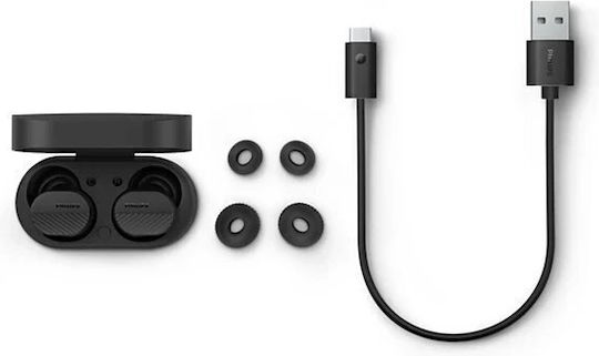Philips 5000 Series In-ear Bluetooth Handsfree Earphones with Sweat Resistance and Charging Case Black view 2