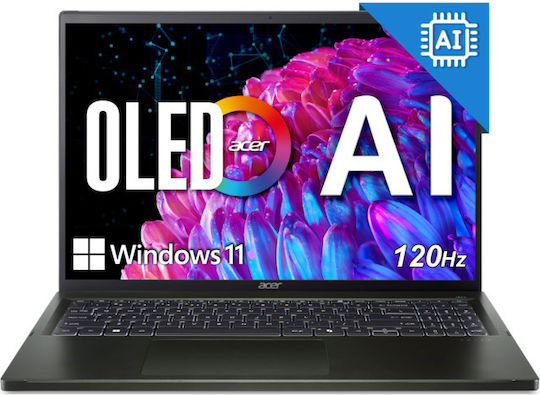 Acer Swift Edge 16 SFE16-44-R72Z 16" OLED UHD 120Hz (Ryzen 7-8840U/32GB/1TB SSD/W11 Home) (US Keyboard) vista 6