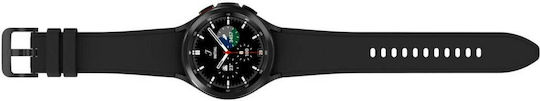 Samsung Galaxy Watch4 Classic Bluetooth Stainless Steel 46mm Waterproof with Heart Rate Monitor (Black) vue 5
