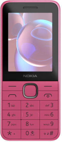 Nokia 225 4G (2024) Dual SIM Mobile with Buttons (English Menu) Pink view 8