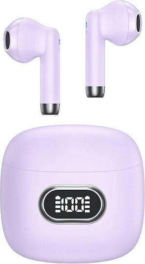 Usams IAII15 Earbud Bluetooth Handsfree Earphones with Sweat Resistance and Charging Case Purple