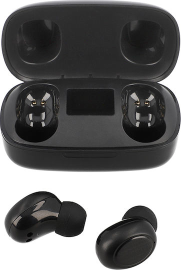 Lamtech LAM023138 In-ear Bluetooth Handsfree Earphones with Charging Case Black view 6