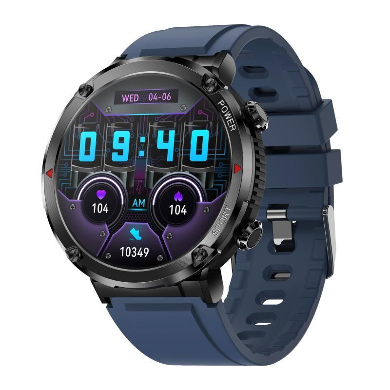 Gravity Zegarek Meski Smartwatch Gravity Gt21-5 Bk Bu Bk vue 3