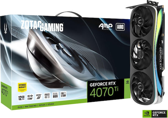 Zotac GeForce RTX 4070 Ti 12GB GDDR6X AMP Extreme AIRO Graphics Card