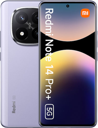Xiaomi Redmi Note 14 Pro+ 5G Dual SIM (12GB/512GB) Lavender Purple view 1