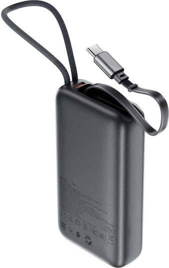 Acefast M32 Power Bank 10000mAh 35W with USB-C Power Delivery Port / Quick Charge 2.0 / Quick Charge 3.0 Metal Gray view 3