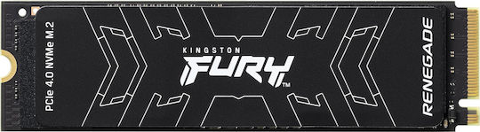Kingston Fury Renegade SSD 2TB M.2 Type with PCI Express 4.0 Connection and Heatsink PS5 Compatible SFYRD/2000G