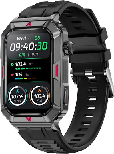 Dynamic Evolution Smartwatch Idealstore 1.57 Inch Color Lcd Screen Heart Rate Monitoring Blood Pressure Multi-sport Weather Fitness Tracker Female Function Life Waterproof Notifications Bluetooth Call Android Ios Music Control