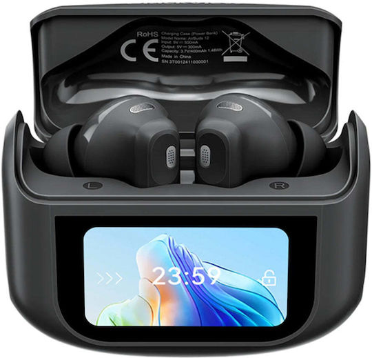 BlackView AirBuds 12 Bluetooth Handsfree Earphones with Sweat Resistance and Charging Case Black vue 6