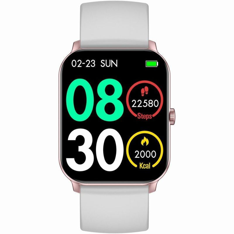 Gravity GT36-2 45mm Smartwatch with Heart Rate Monitor (Rose Gold / Gray) view 3