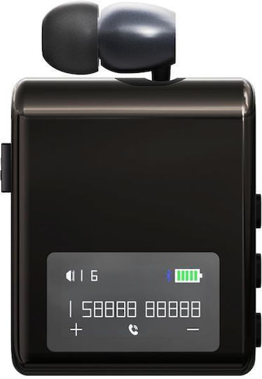 K89 In-ear Bluetooth Handsfree Earphone Lapel Black view 1