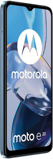 Motorola Moto E22 Dual SIM (4GB/64GB) Crystal Blue view 9