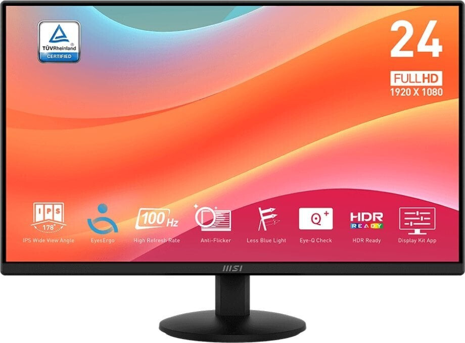MSI PRO MP242L IPS HDR Monitor 23.8" FHD 1920x1080 with Response Time 4ms GTG
