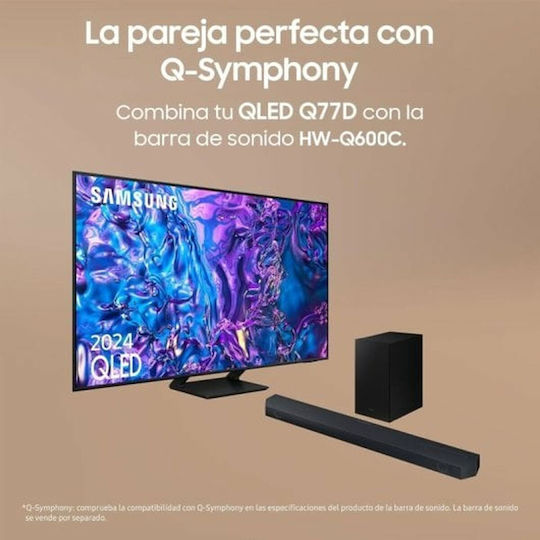 Samsung Smart Television 55" 4K UHD QLED TQ55Q77DATXX HDR (2024) view 7