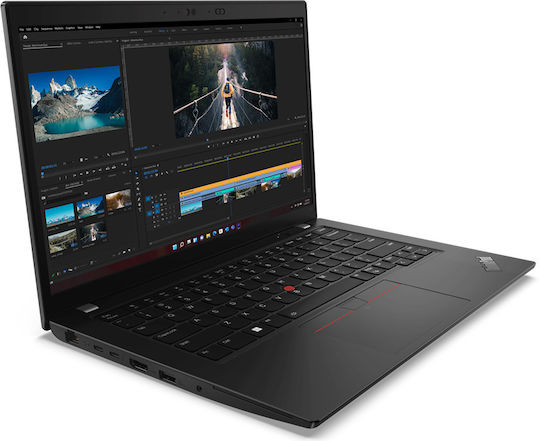 Lenovo ThinkPad L14 Gen 4 (Intel) 14" IPS FHD (i7-1355U/8GB/512GB SSD/W11 Pro) Thunder Black (US Keyboard) view 3