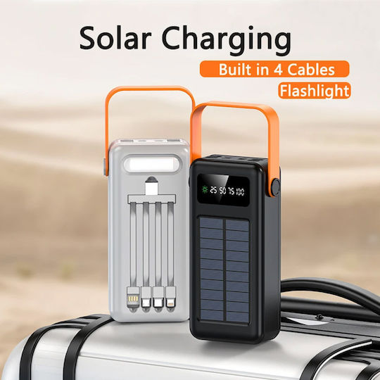 Treqa TR-957 Solar Power Bank 30000mAh White view 5