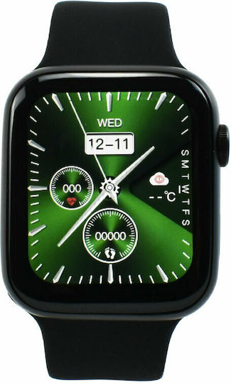 Andowl R36 Smartwatch with Heart Rate Monitor (Black) view 2