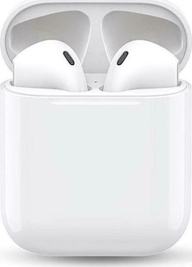 XO F60 Plus Earbud Bluetooth Handsfree Earphones with Charging Case White view 2