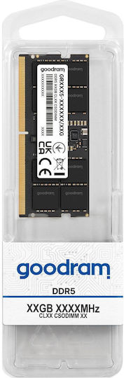 GoodRAM DDR5 with 1x16GB Module and 6400 Speed for Laptop GR00C5-64L52S/16G