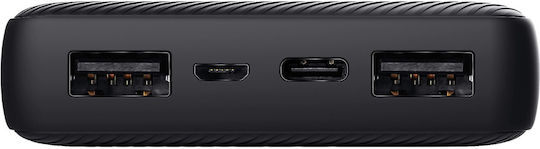 Trust Primo Power Bank 15000mAh 15W with 2 USB-A Ports and USB-C Port Black view 4