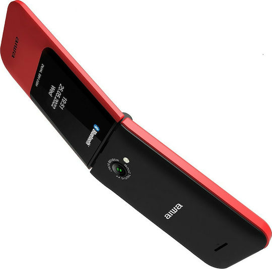 Aiwa FP-24 Dual SIM Mobile with Buttons Red view 7
