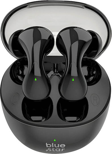 Blue Star BK99 In-ear Bluetooth Handsfree Earphones with Charging Case Black view 6