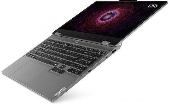 Lenovo LOQ 15ARP9 15.6" IPS FHD 144Hz (Ryzen 5-7235HS/16GB/512GB SSD + 500GB SSD/GeForce RTX 3050/No OS) Luna Grey (US Keyboard) view 2