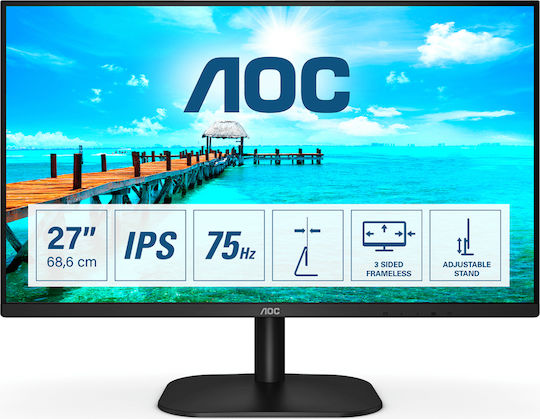 AOC 27B2DA IPS Monitor 27" FHD 1920x1080 with Response Time 4ms GTG view 6