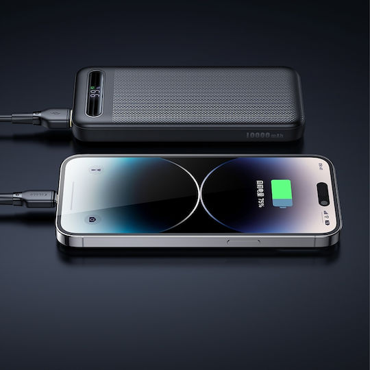 Mcdodo MC-3881 Power Bank 10000mAh 22.5W with 2 USB-A Ports and USB-C Port Black view 6
