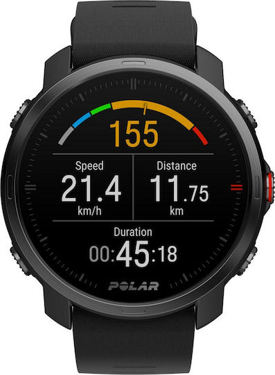 Polar Grit X Waterproof Smartwatch with Heart Rate Monitor (Black) view 4