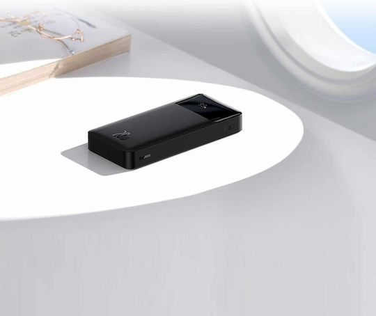 Baseus Bipow Overseas Edition Power Bank 10000mAh 20W with 2 USB-A Ports and USB-C Port White view 7