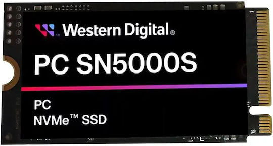 Western Digital SSD 512GB M.2 Type with PCI Express 4.0 Connection