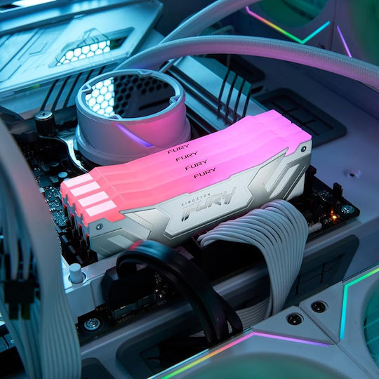 Kingston Fury Renegade RGB DDR5 48GB RAM with 2x24GB Modules and Speed 8400 for Desktop KF584CU40RWAK2-48 view 4
