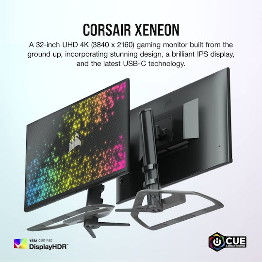 Corsair 32UHD144 IPS HDR Gaming Monitor 32" 4K 3840x2160 144Hz with Response Time 12ms GTG vue 9