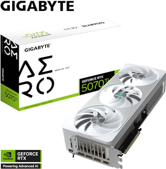 Gigabyte GeForce RTX 5070 Ti 16GB GDDR7 Aero OC Graphics Card