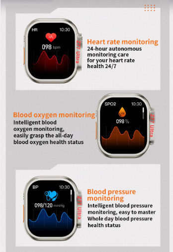 Z77 Ultra 49mm Smartwatch with Heart Rate Monitor (Gray) view 3