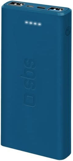 SBS TTBB10000FASTA Power Bank 10000mAh with 2 USB-A Ports Blue