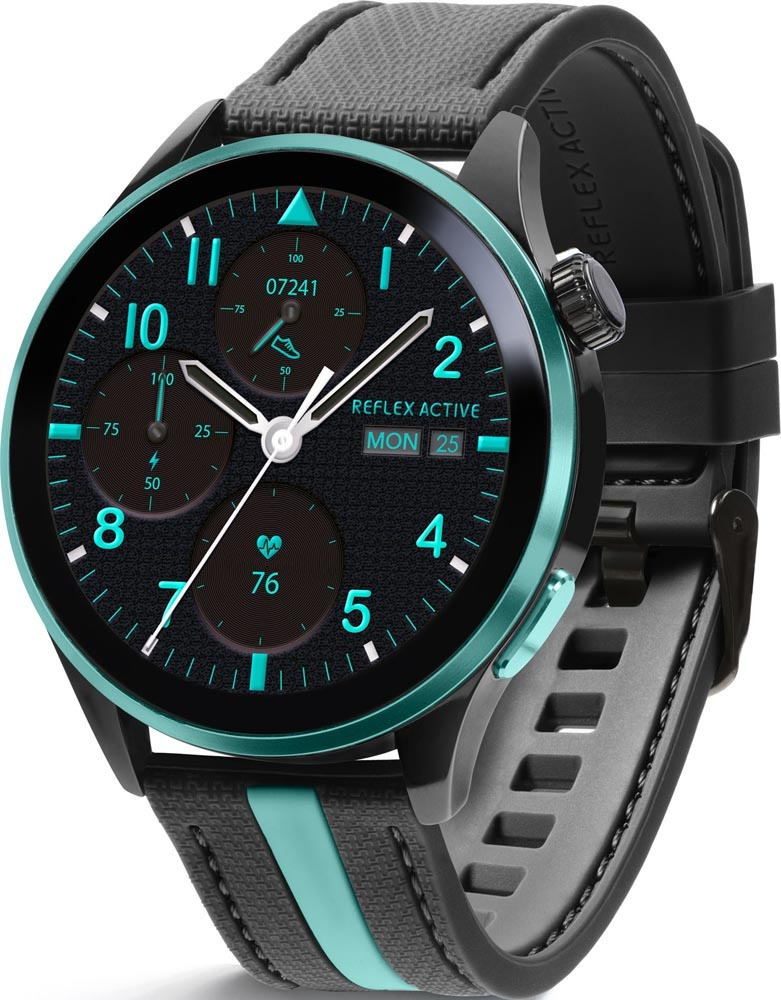 Reflex Active Active Series 54 Smartwatch Black