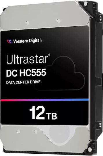 Western Digital HC555 Data Center 12TB HDD Hard Drive 3.5" SAS 3.0 with 512MB Cache for Server / Recorder 0B47741