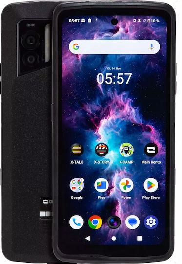 Crosscall Stellar X5 5G Dual SIM (8GB/128GB) Resistant Smartphone Mobile Black view 3