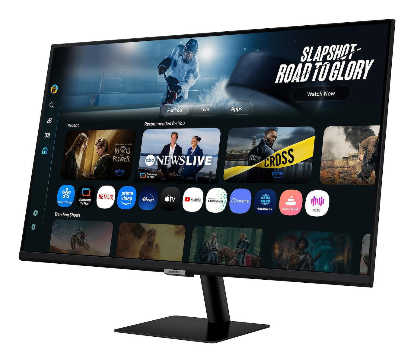 Samsung M7 M70F VA HDR Smart Monitor 32" 4K 3840x2160 with Response Time 4ms GTG view 7