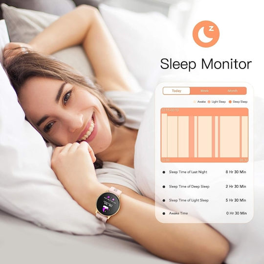 Pyramid International Smartwatch with Heart Rate Monitor (Rose Gold) view 7